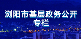 浏阳市基层政务公开